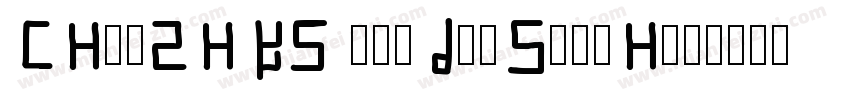 CHei2HKS Bold-B5pc-H字体转换